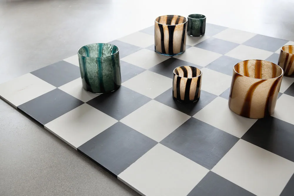 Photophore Calore XS Ø10 cm, Black-beige Byon