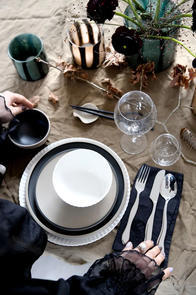 Photophore Calore XS Ø10 cm, Black-beige Byon