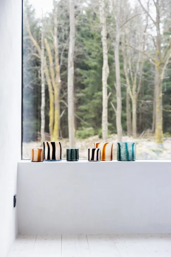 Photophore Calore XS Ø10 cm, Black-beige Byon