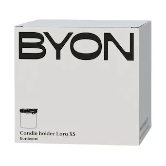 Photophore Lara XS 10 cm, Bordeaux Byon