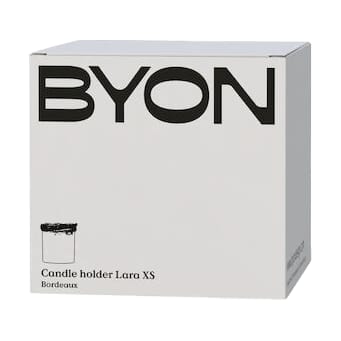 Photophore Lara XS 10 cm - Bordeaux - Byon