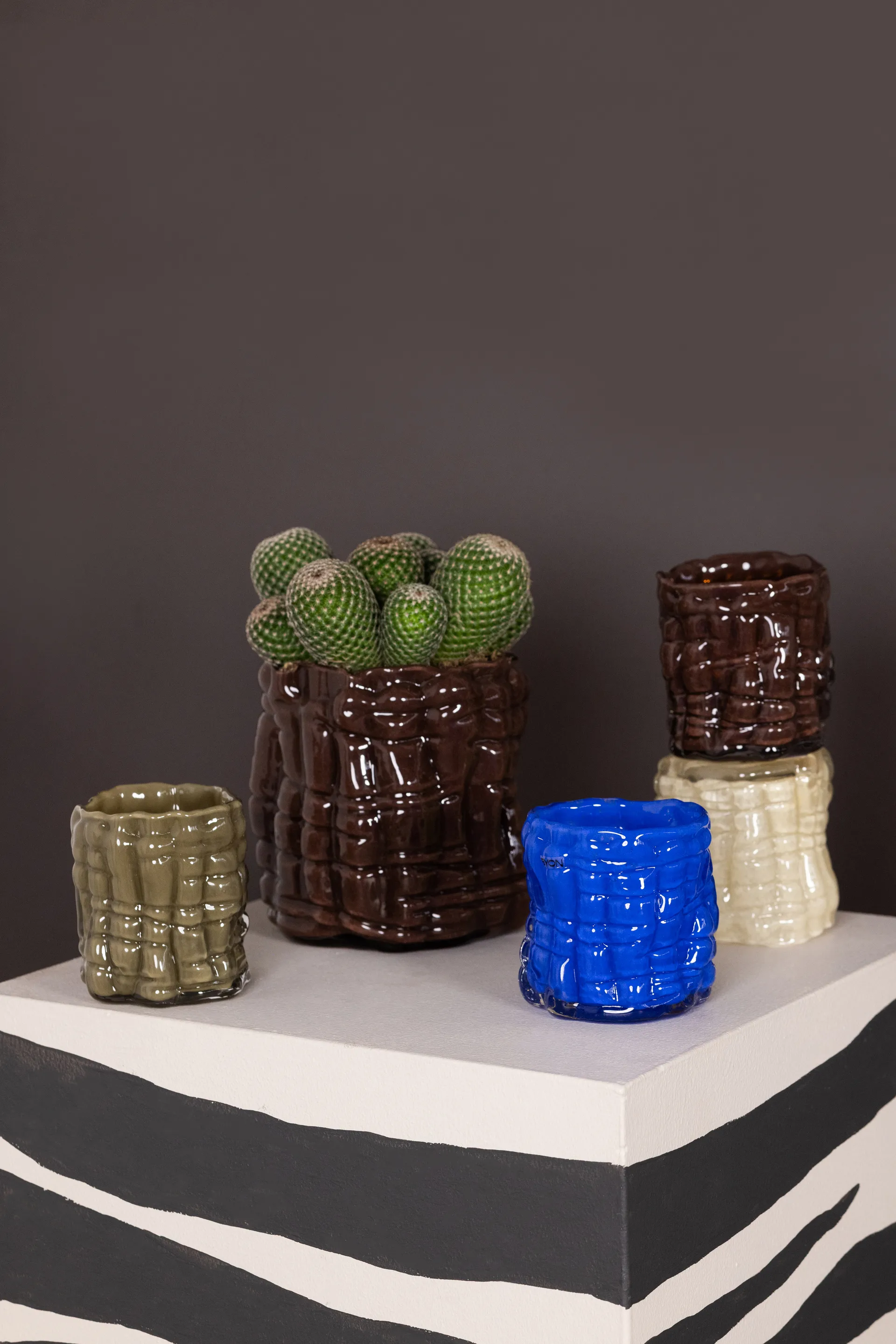 Photophore Laranne Ø15 cm, Marron Byon