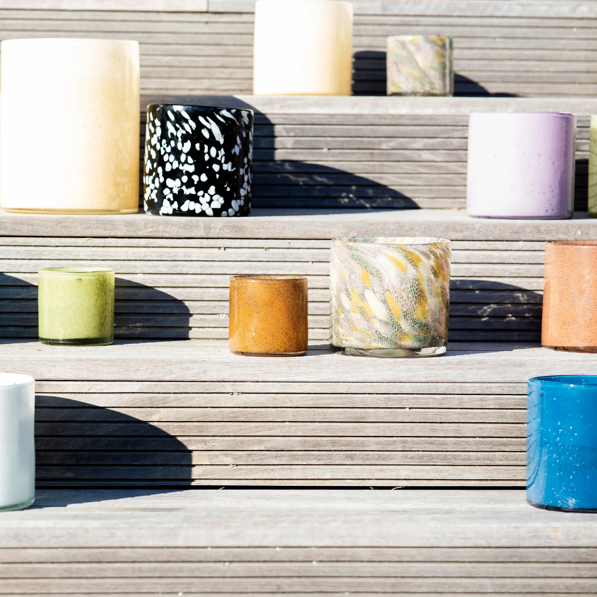 Photophore-Vase Calore L Ø20cm, Yellow Byon