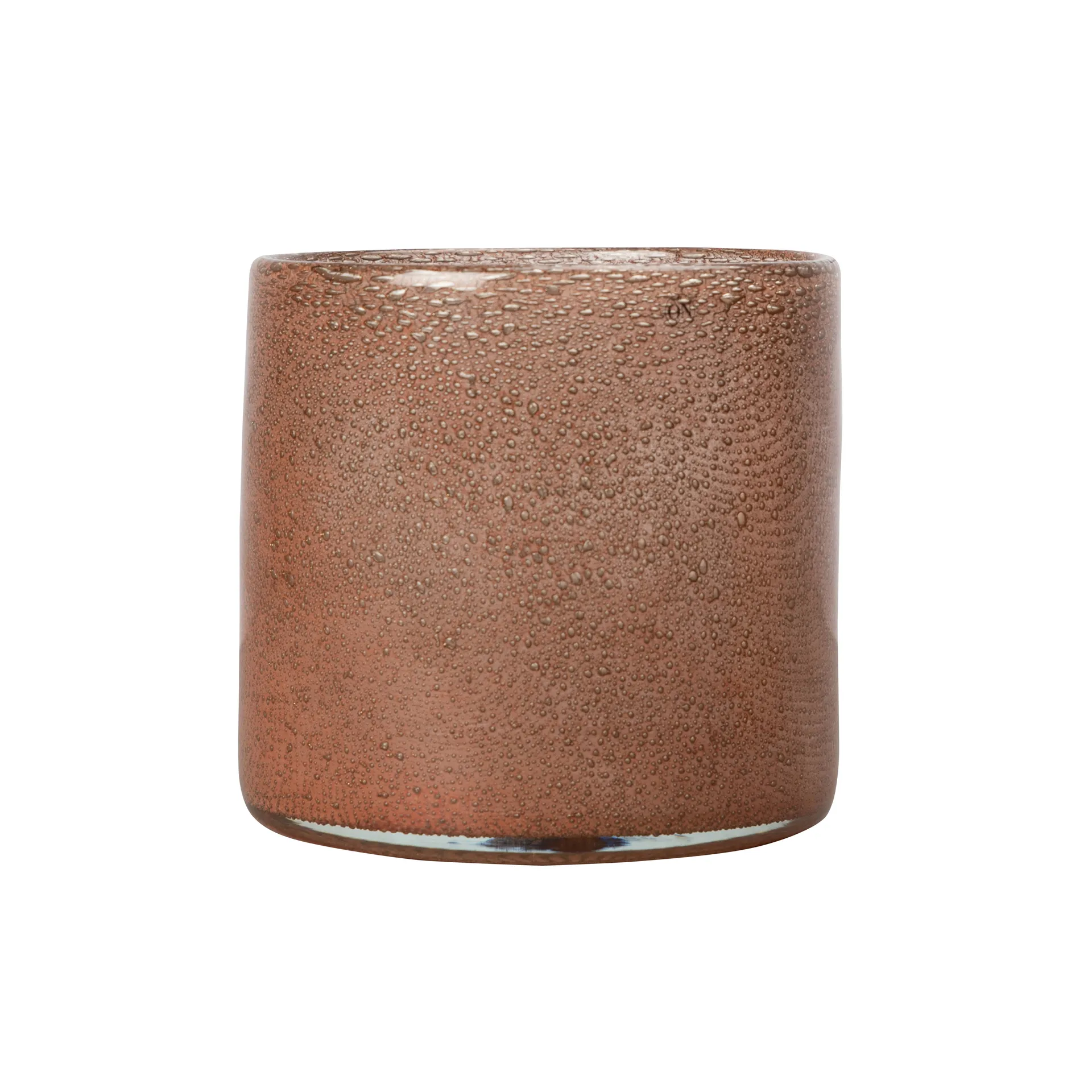 Photophore-Vase Calore M Ø15cm, Rusty red Byon