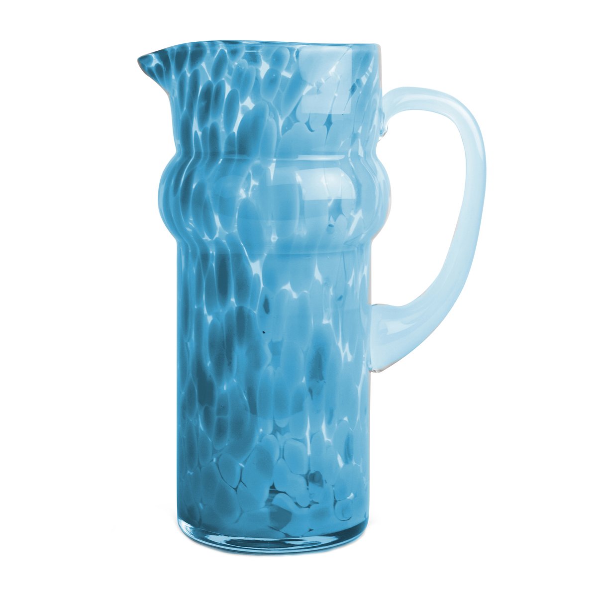 Byon Pichet Messy haut 1,5 l Bleu | Design Scandinave | Carafes & pichets | Bleu