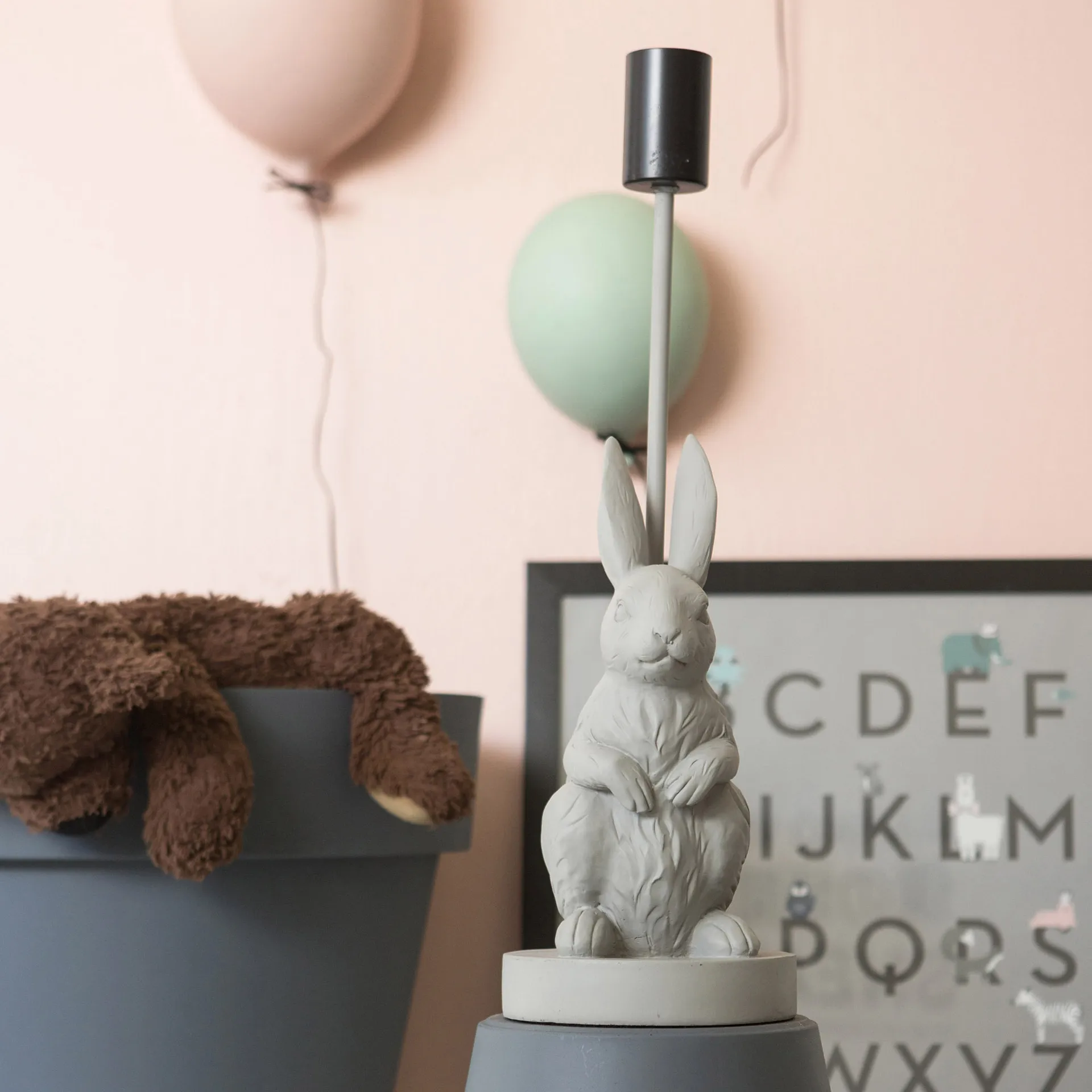 Pied de lampe Byon animal, Lapin Byon