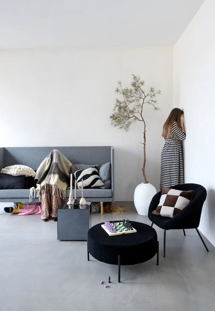 Plaid Check, Mixed beige Byon