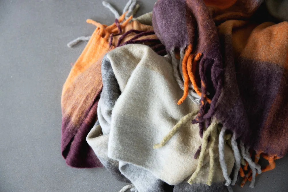 Plaid Check, Mixed orange Byon