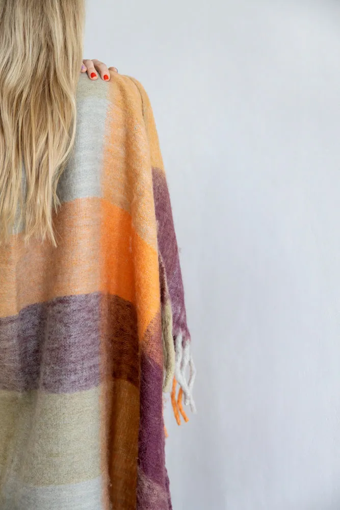 Plaid Check, Mixed orange Byon