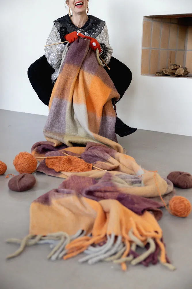 Plaid Check, Mixed orange Byon