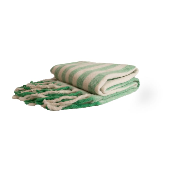 Plaid Edien 125x150 cm - Vert/blanc - Byon