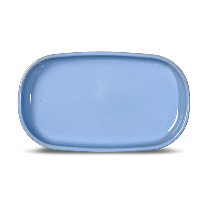 Plat de service Porto 18x30 cm - Bleu clair - Byon
