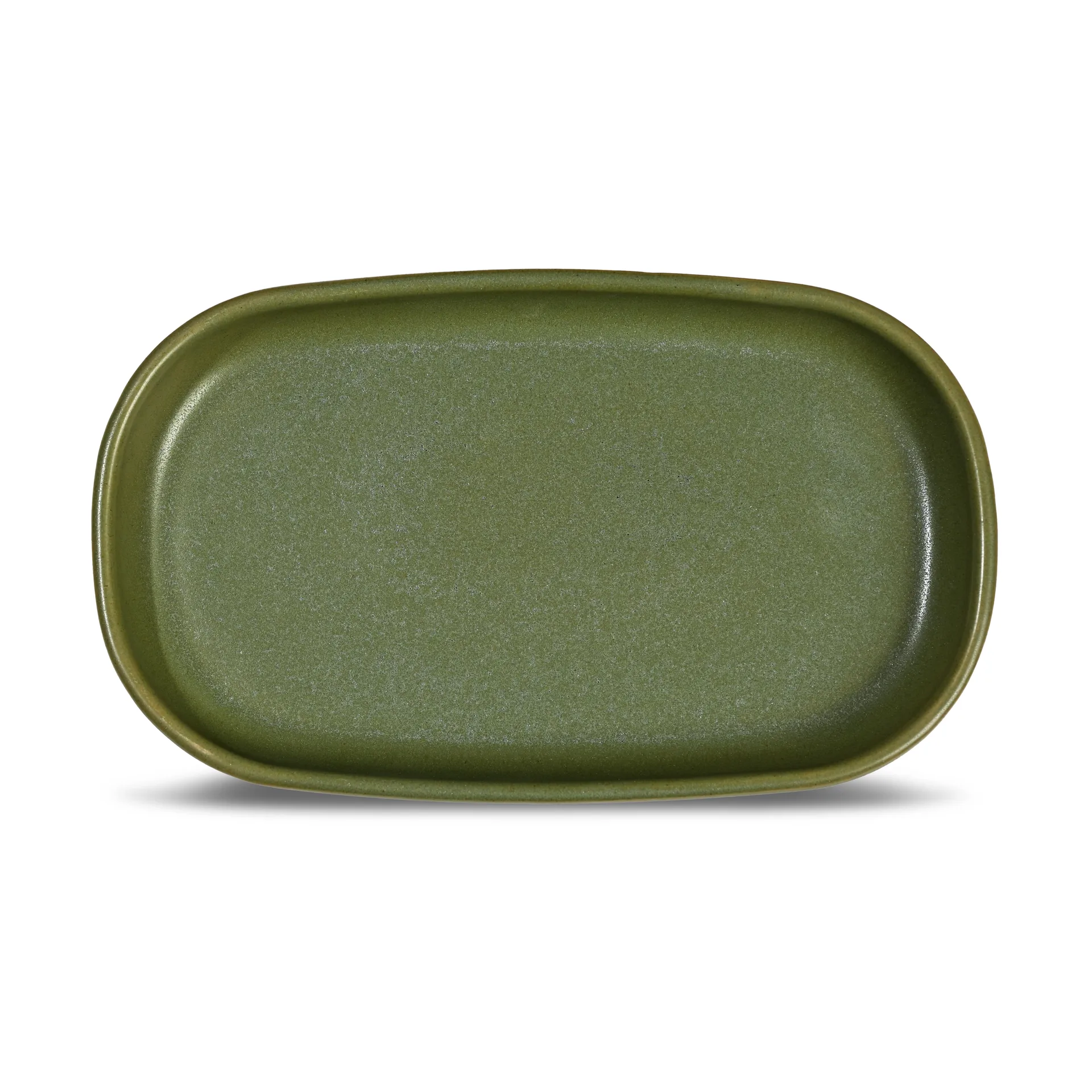 Plat de service Porto 18x30 cm, Vert Byon