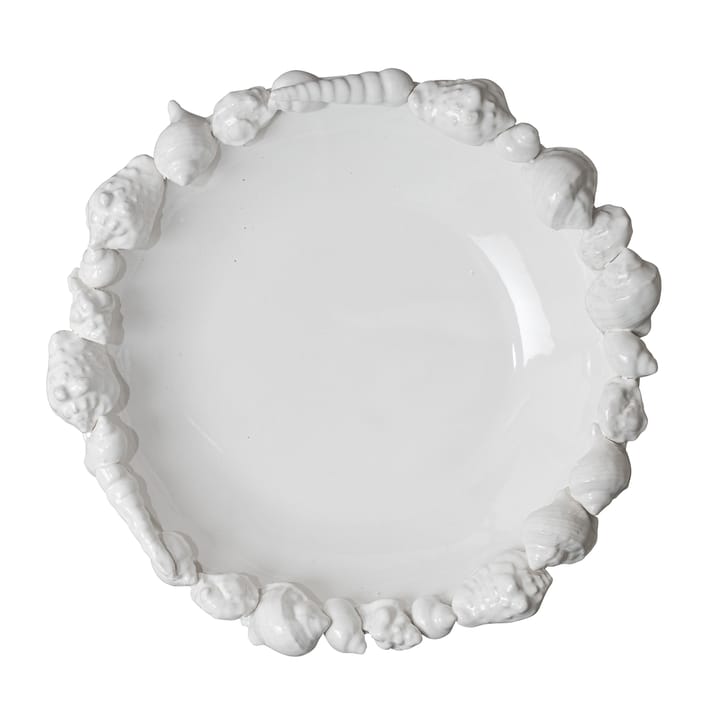 Plat Shell 38 cm - Blanc - Byon