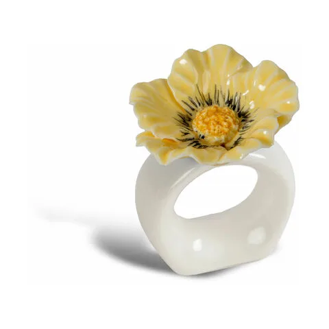 Porte-serviettes Poppy lot de 2, Beige Byon