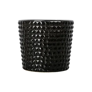 Pot Corinne S Ø16.5 cm - Noir - Byon