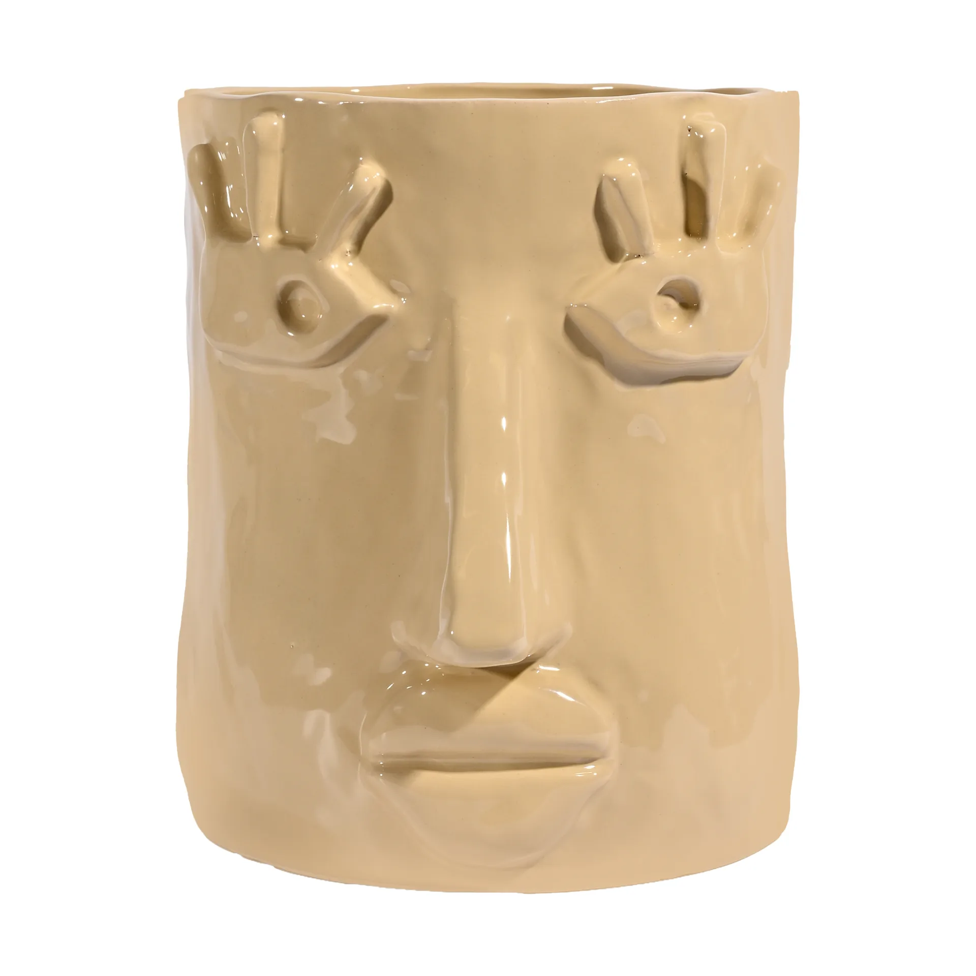 Pot Facy L 24x19x22 cm, Beige Byon