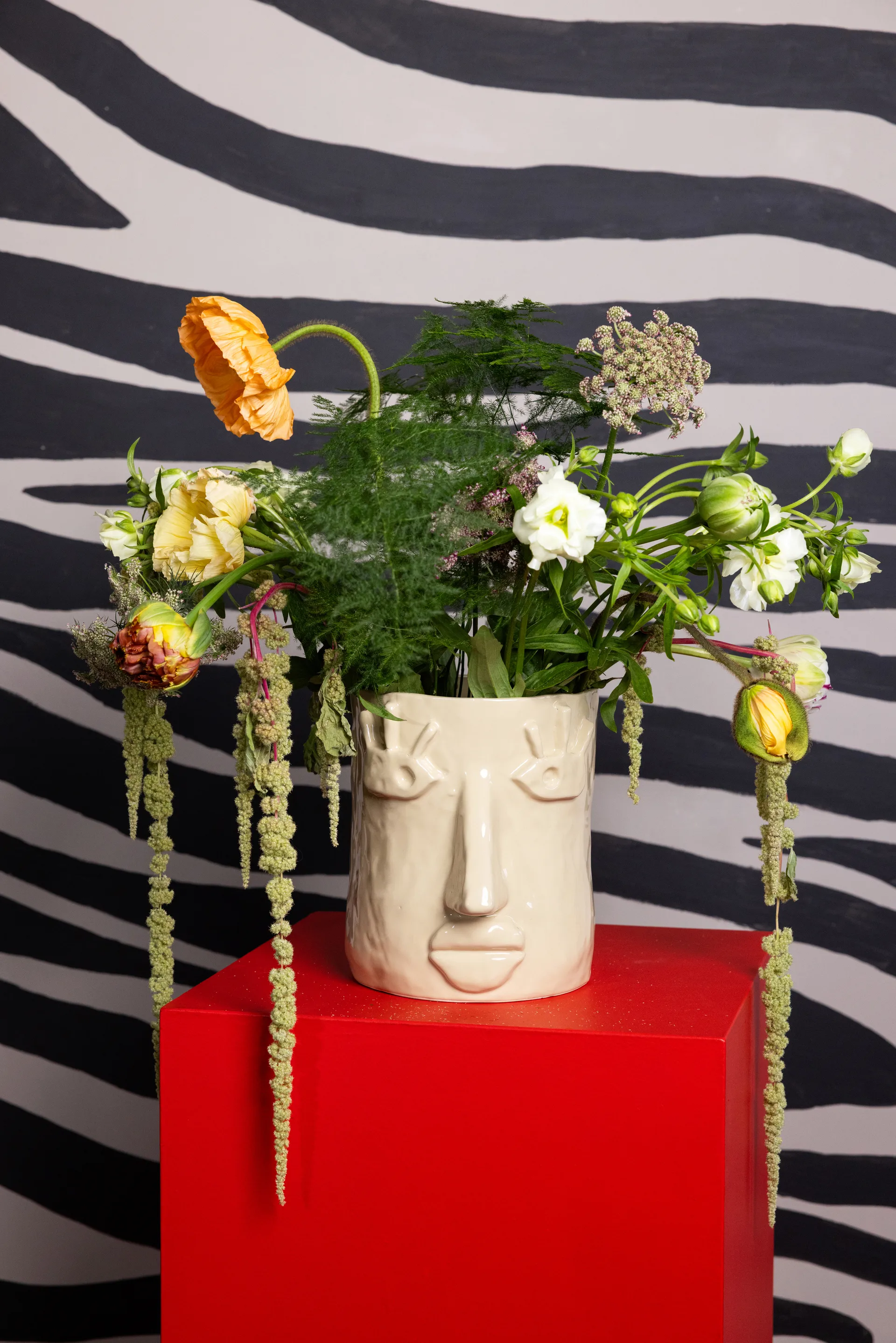 Pot Facy S 15,5x12x15 cm, Beige Byon