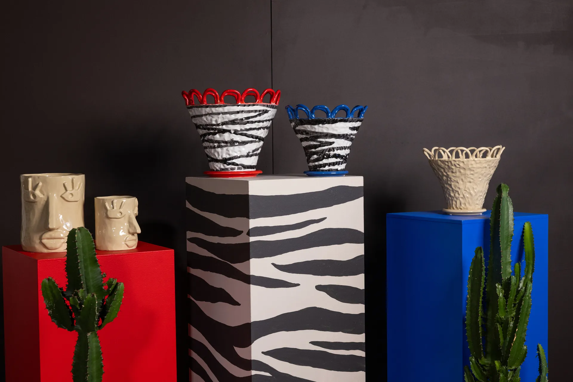 Pot Facy S 15,5x12x15 cm, Beige Byon