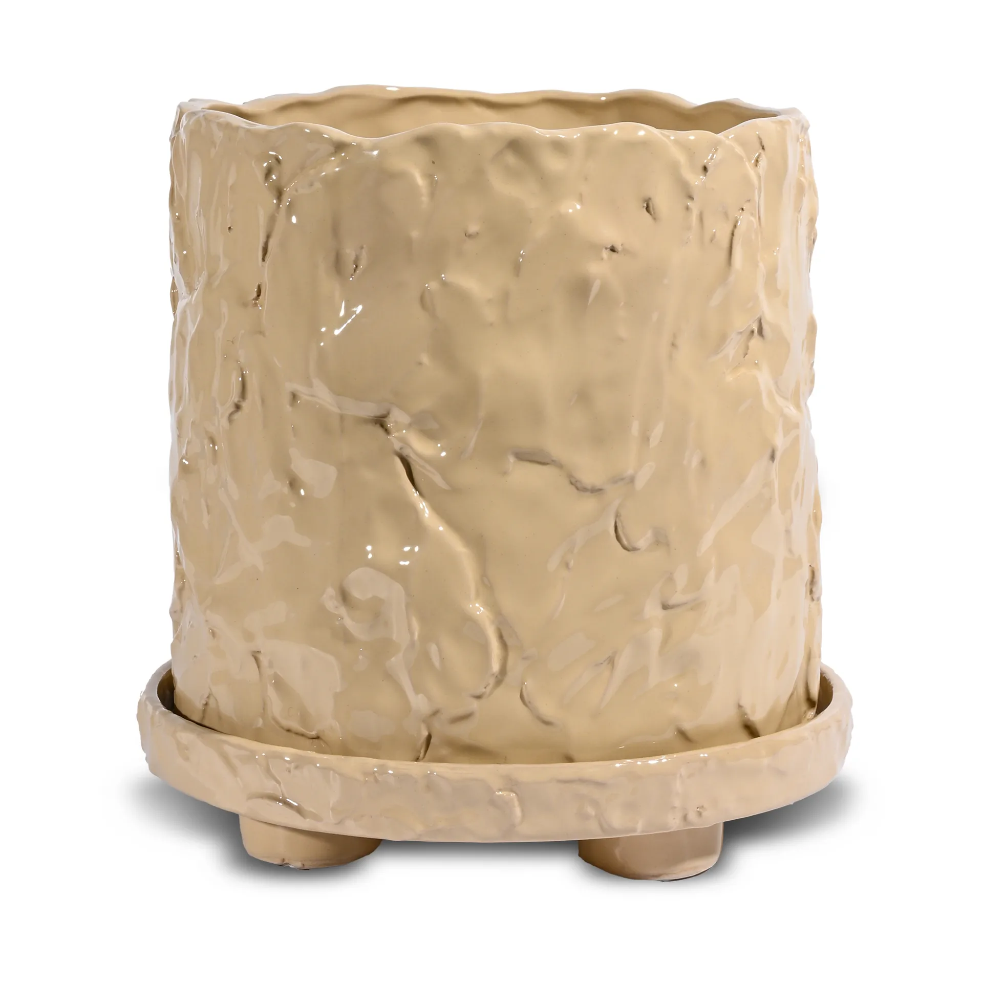 Pot Muddy L Ø23 cm, Beige Byon