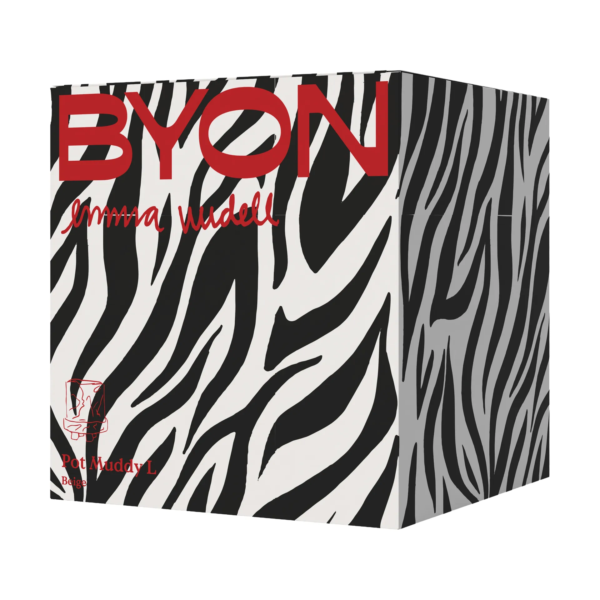 Pot Muddy L Ø23 cm, Beige Byon