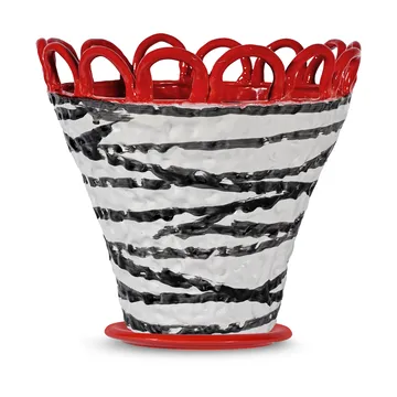 Pot Patty L Ø30 cm - Zebra-rouge - Byon