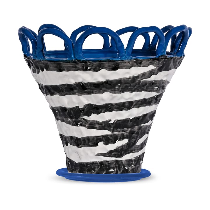 Pot Patty S Ø25 cm - Zebra-bleu - Byon