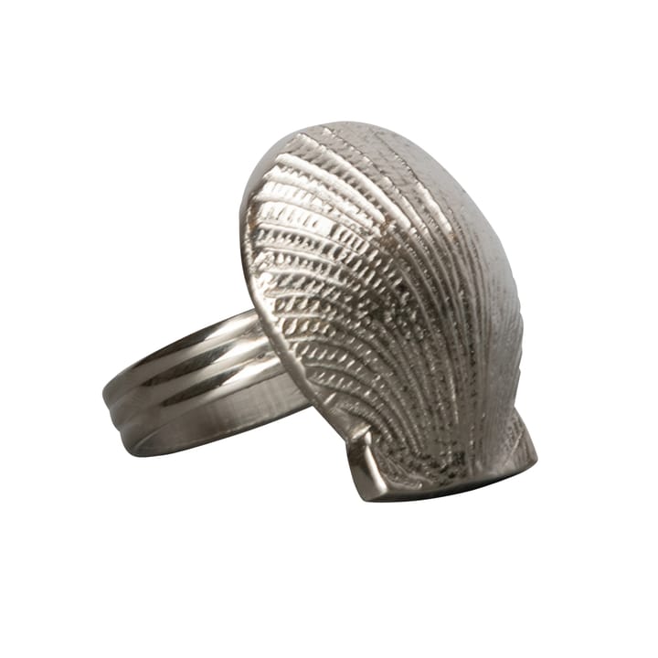 Rond de serviette Shell - Argenté - Byon