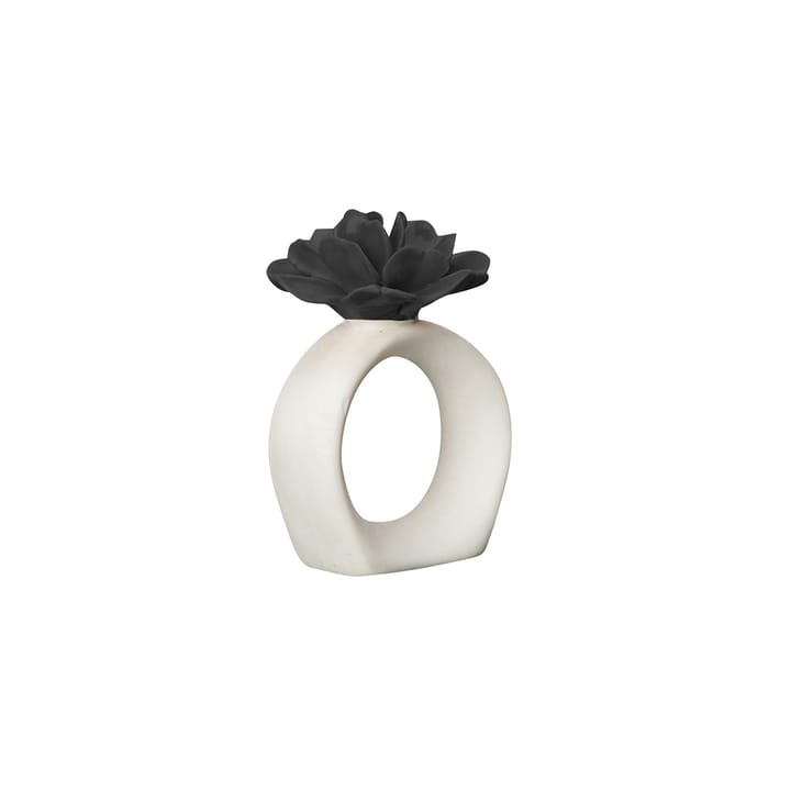 Rond de serviette Water Lily - White-black - Byon