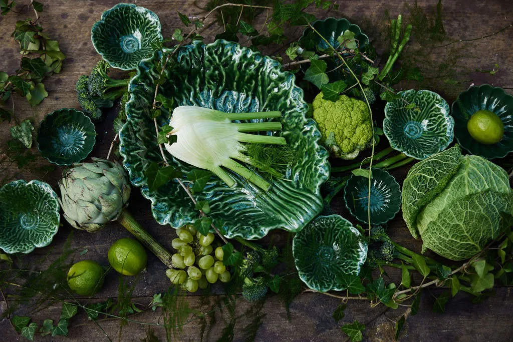 Saladier Veggie L 30x34,5 cm, Vert Byon