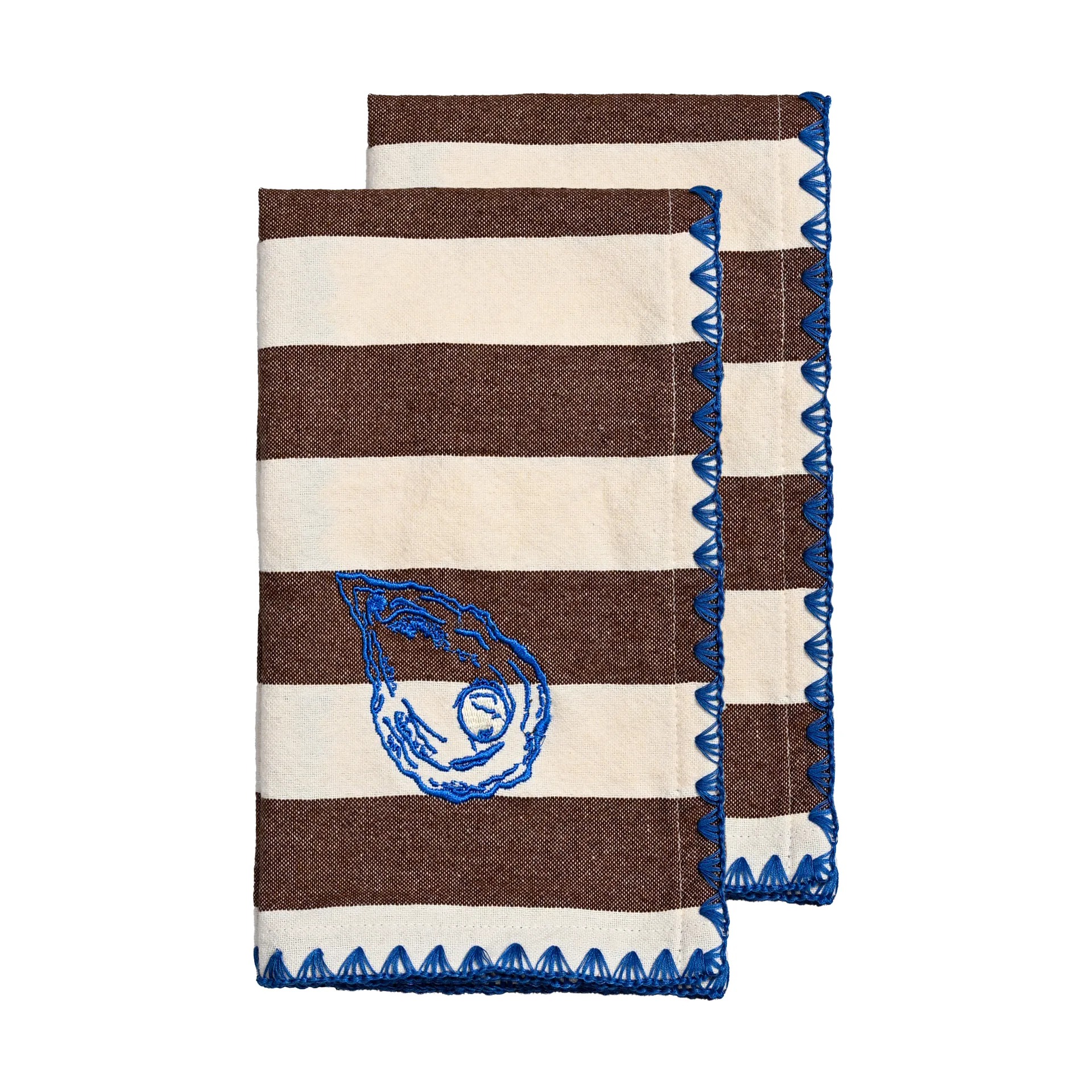 Serviette en tissu Bubba 45x45 cm lot de 2, Oyster Byon