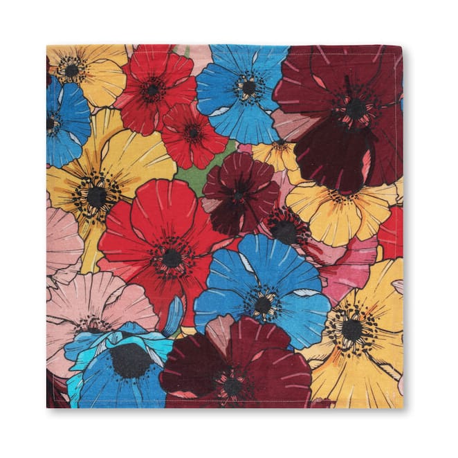 Serviette Leya 45x45 cm, lot de 2 - Multi - Byon