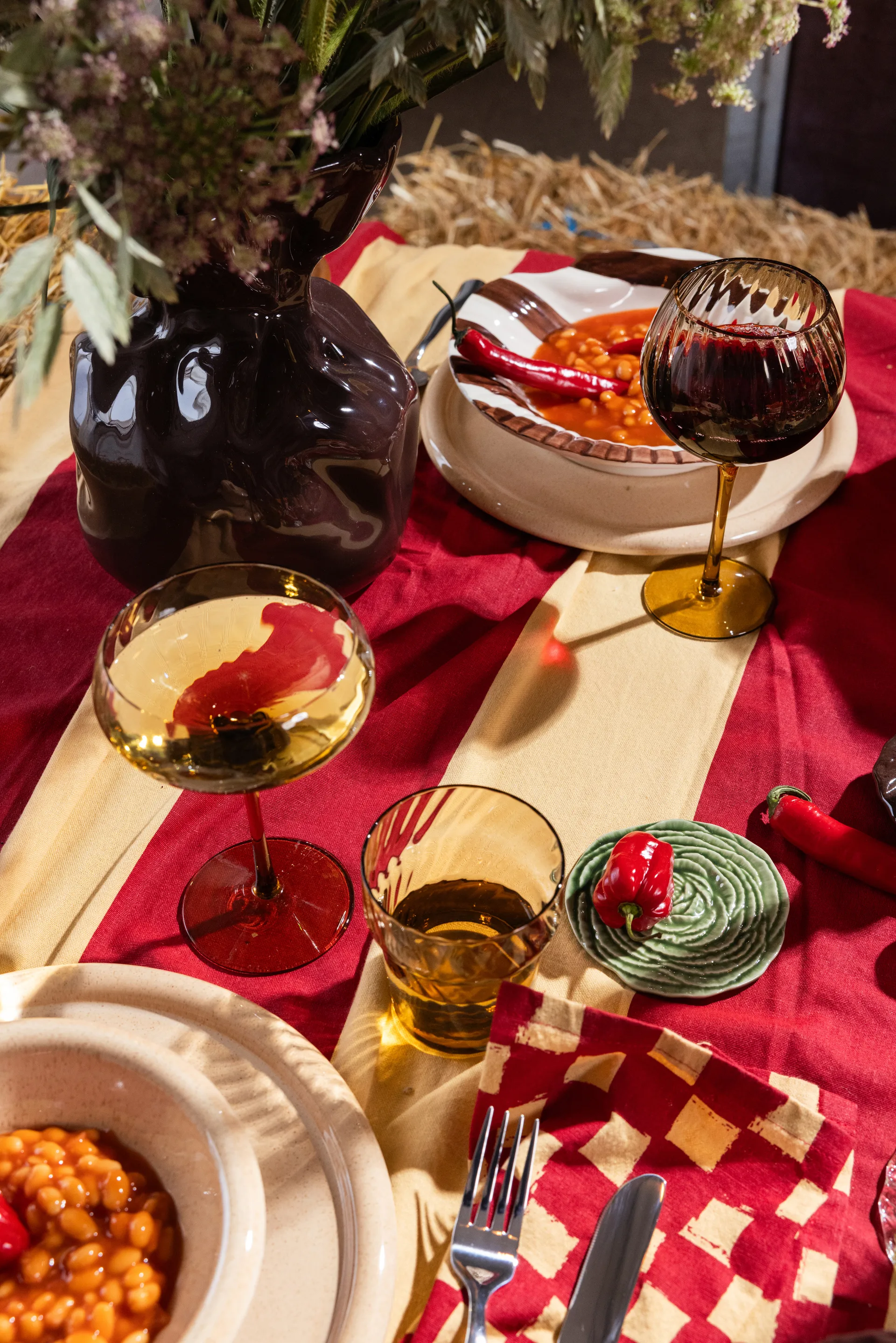 Sous-verres Veggie Ø10 cm lot de 2, Vert Byon