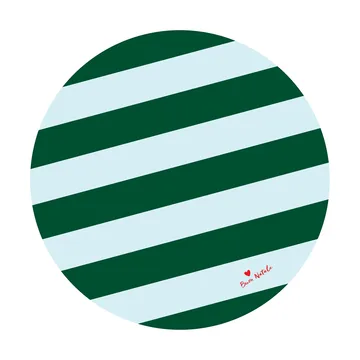 Tapis de sapin Love Ø100 cm - Vert-bleu clair - Byon