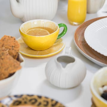 Tasse avec soucoupe Lemon 25 cl - Yellow - Byon