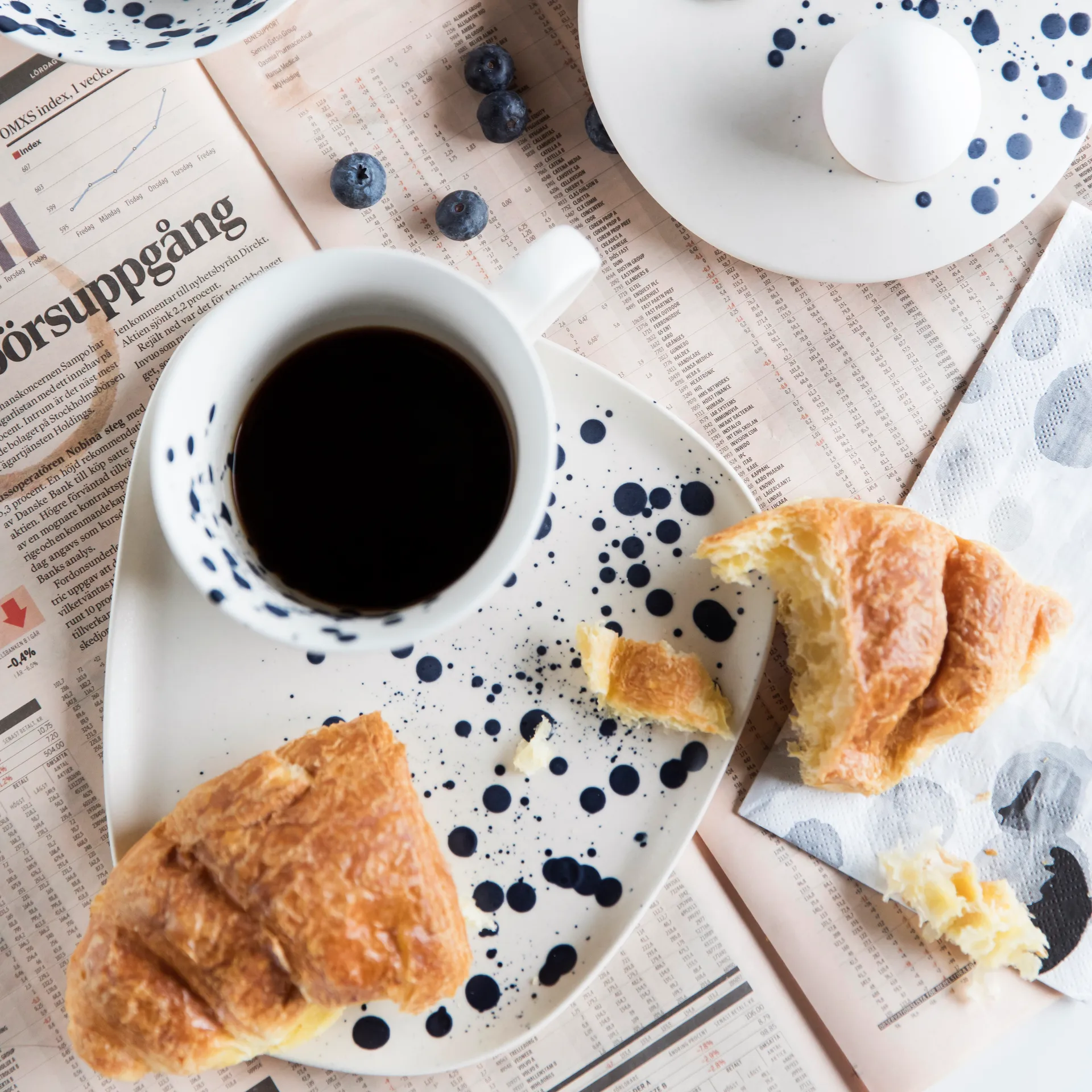 Tasse Dottie, Noir-blanc Byon