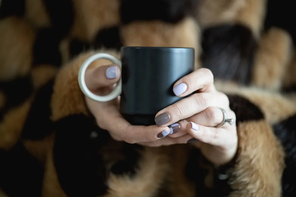 Tasse Noor Ø7,5 cm, Black-beige Byon