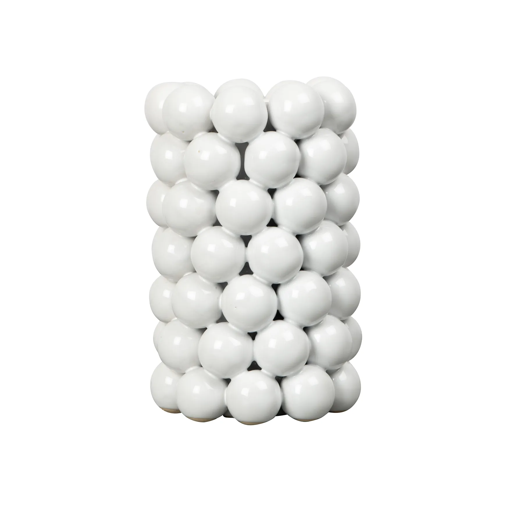Vase Globe 18,5 cm, Blanc Byon