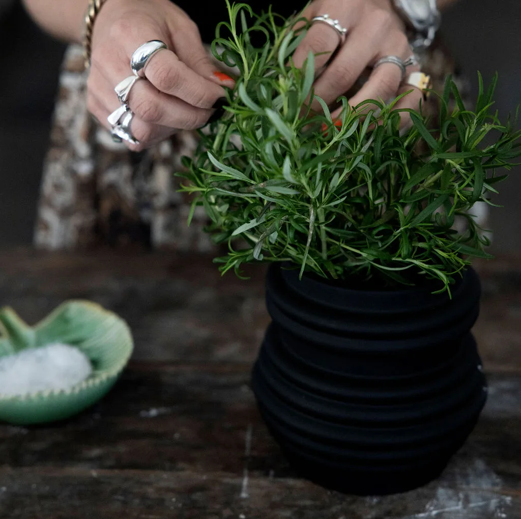 Vase Mila 15 cm, Noir Byon