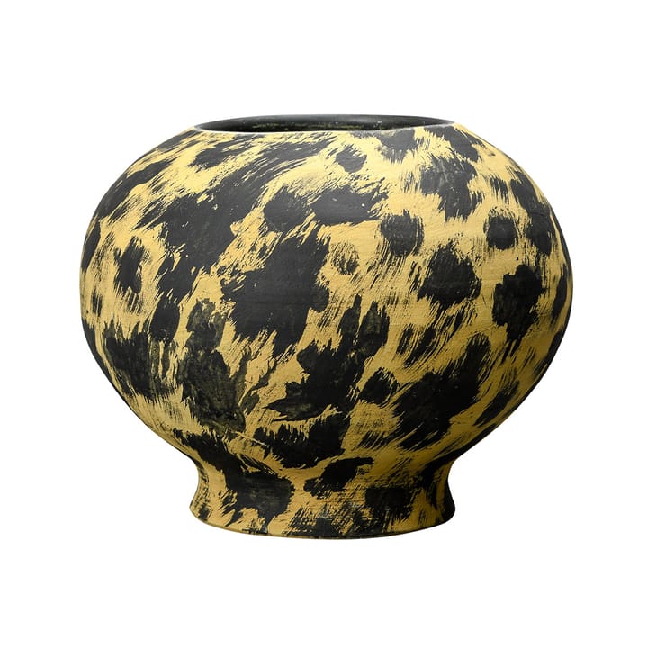Vase Safari 30 cm - Noir-jaune - Byon