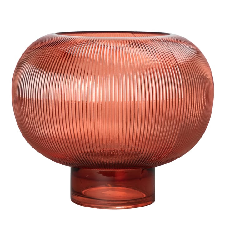 Vase Sphere en verre - Corail - Byon