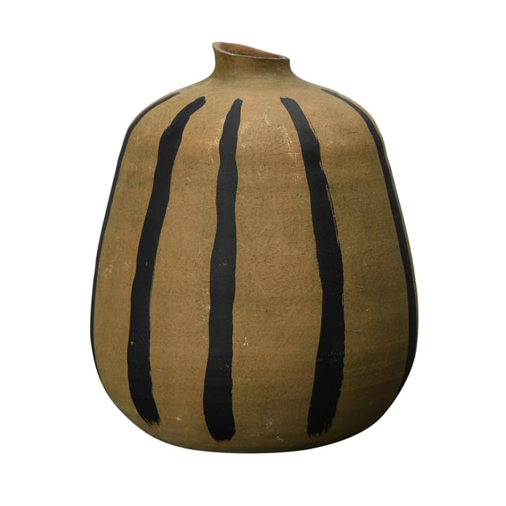 Vase Stripes - Noir-brun - Byon