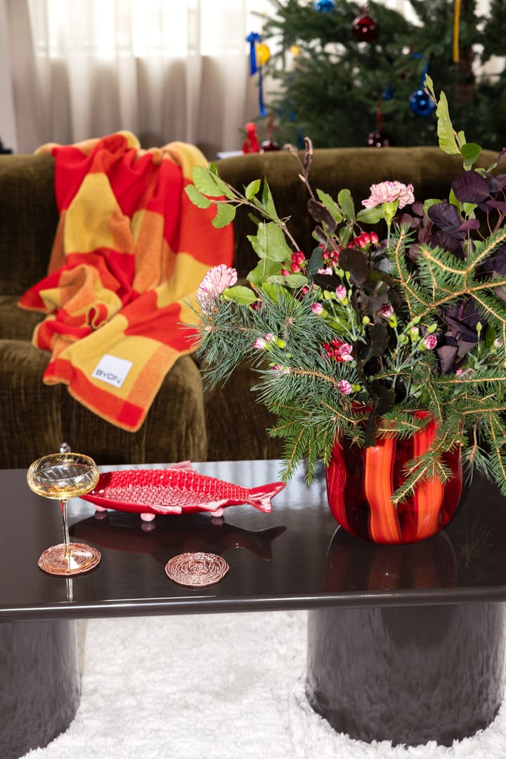 Vase Triton 24 cm, Rouge Byon