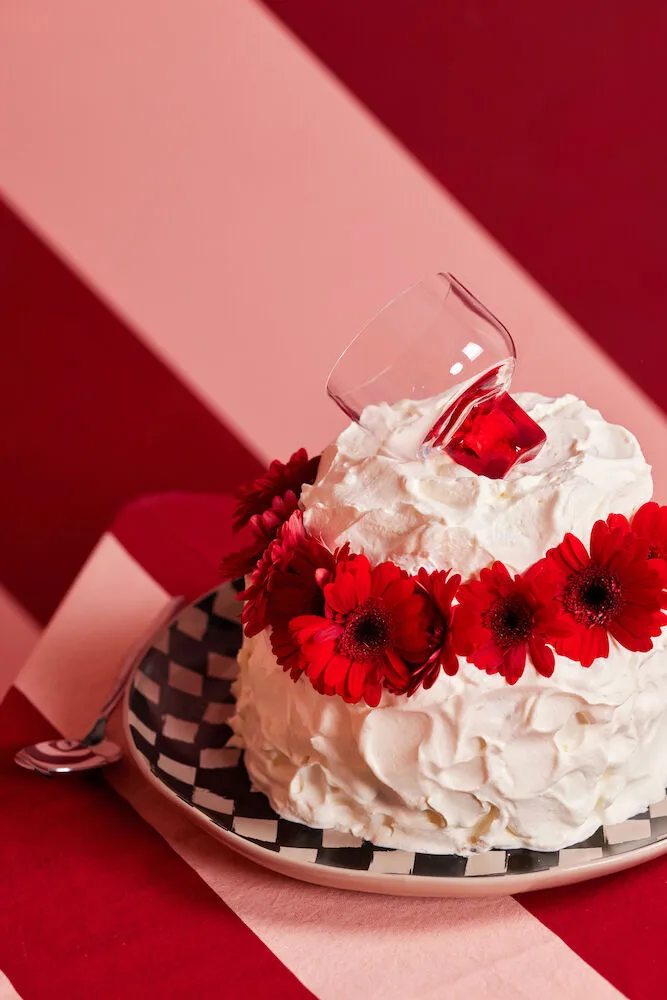 Verre Victoria 35 cl, lot de 2, Rouge-transparent Byon