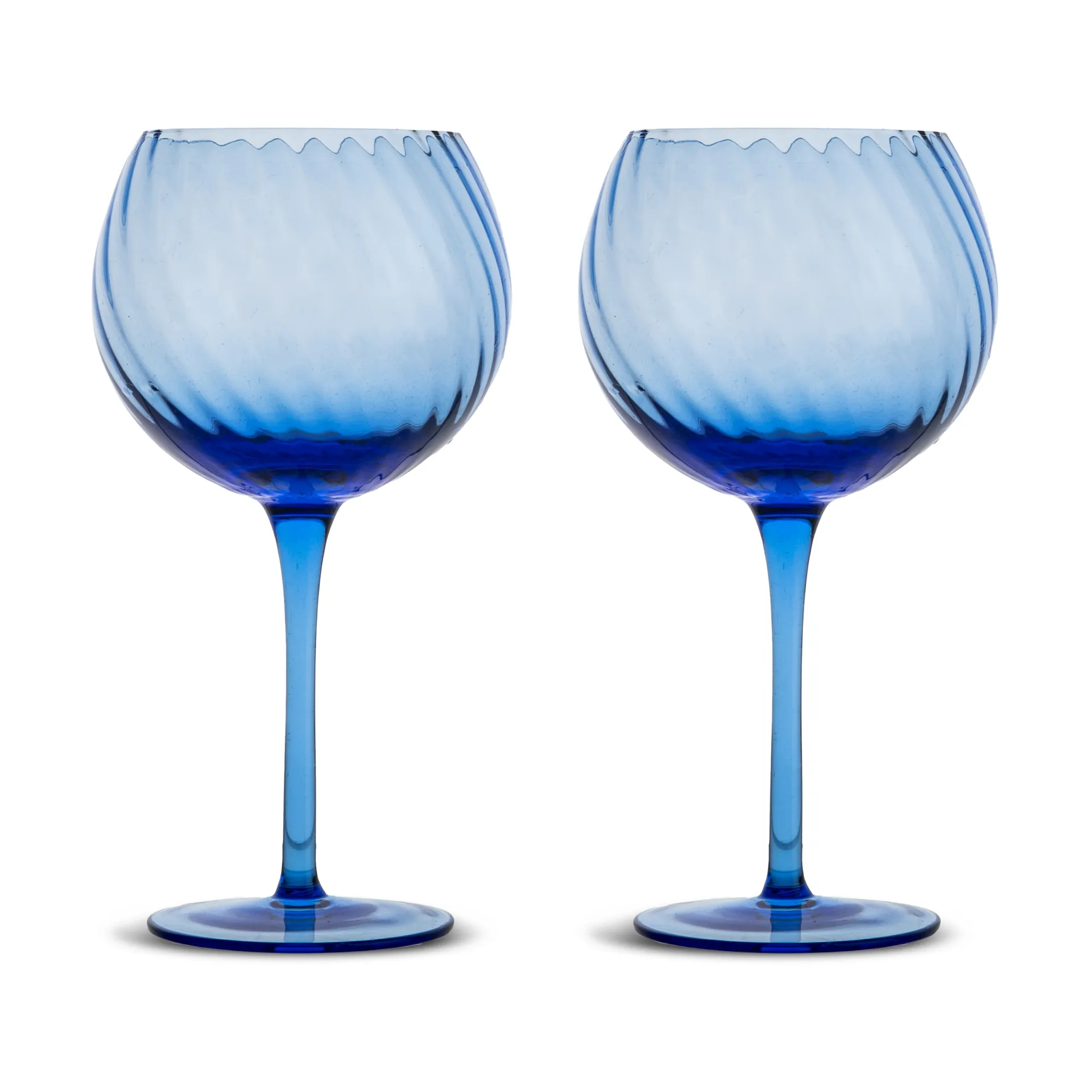 Verres à vin Opacity 47 cl lot de 2, Bleu Byon
