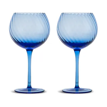 Verres à vin Opacity 47 cl lot de 2 - Bleu - Byon