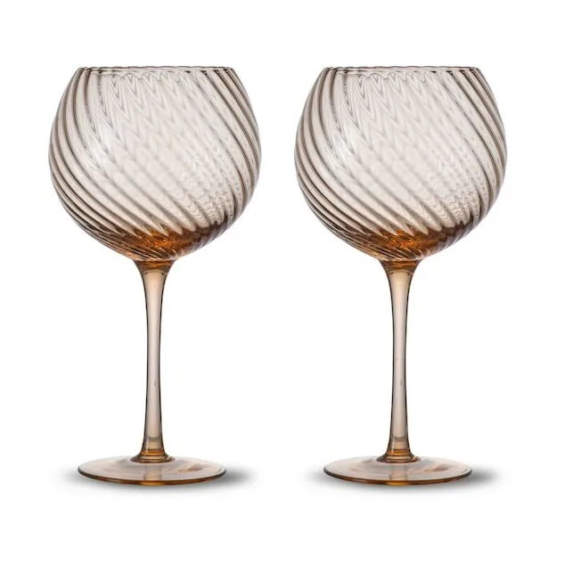 Verres à vin Opacity 47 cl lot de 2, Pêche Byon