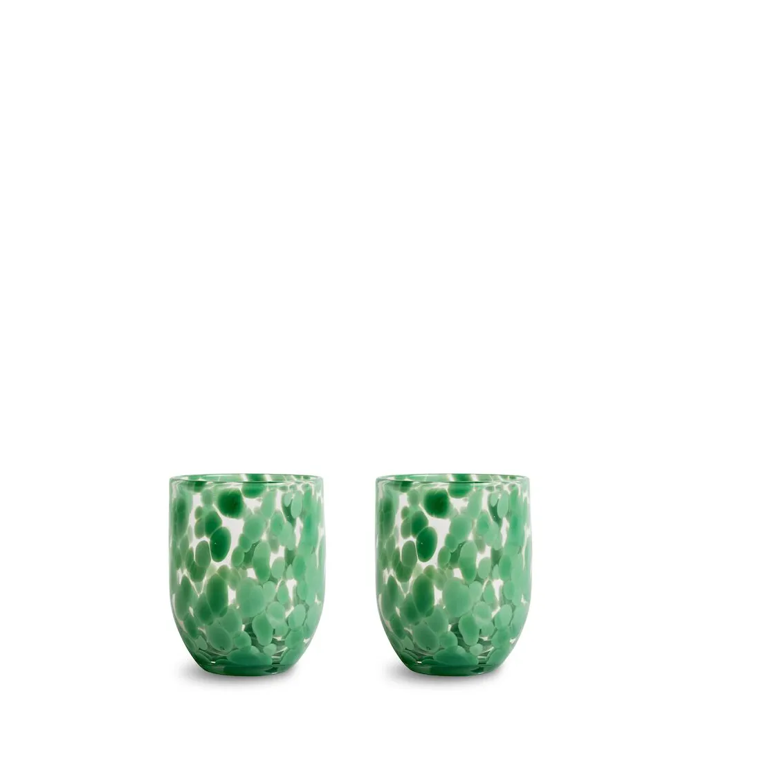 Verres Messy 30 cl lot de 2, Vert Byon