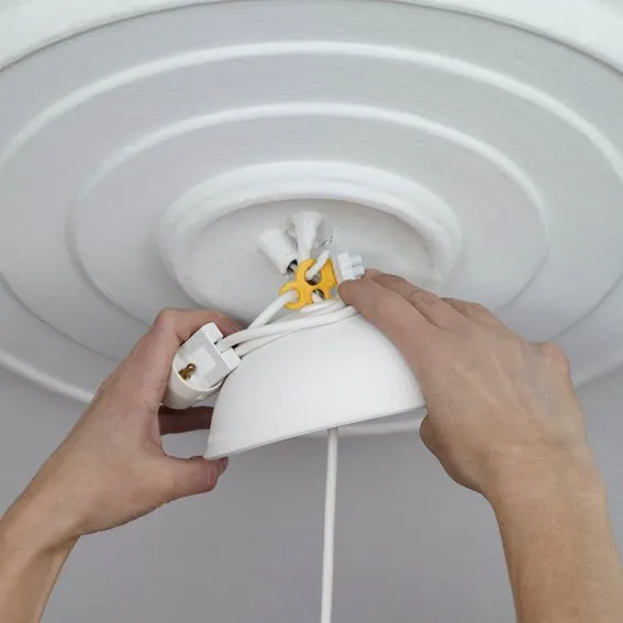 Rosace CableCup, blanc CableCup