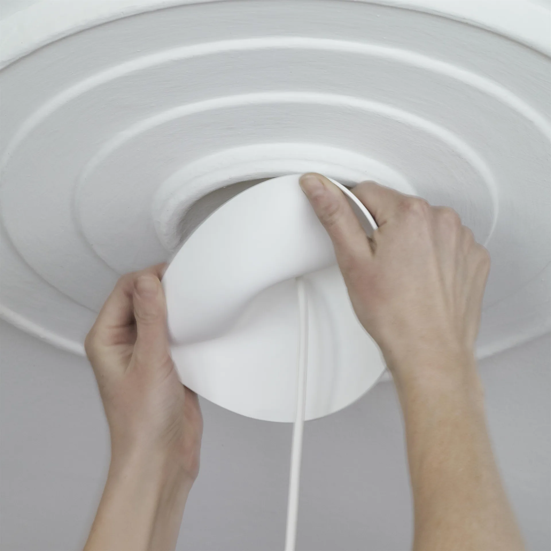 Rosace CableCup mini, noir CableCup